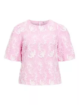 Блуза OBJECT OBJMYA, розовый