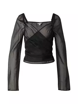 Блуза OBJECT OBJRIAL, черный