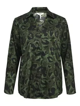 Блуза Object SARAH, цвет Green/Dark Green