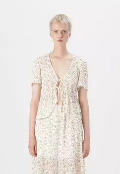 Блуза OBJGIGI Object, кремовый