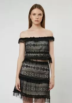 Блуза OFF-SHOULDER INFLUENCER, черный