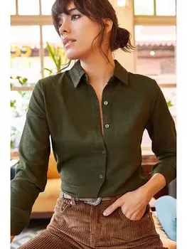 Блуза Olalook, темно-зеленый