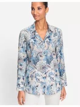 Блуза Olsen Bluse, цвет Light Blue