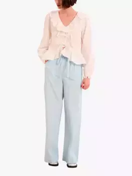 Блуза OMNES Selina Ruffle, белый