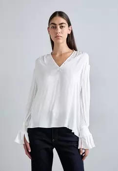 Блуза ONICA COLLARED Alice + Olivia, кремовый