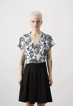 Блуза ONLKIERA WRAP ONLY Petite, черный