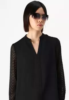 Блуза ONLMETTE DOBBY SLEEVE SHIRT ONLY, черный
