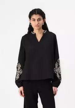 Блуза ONLMIA V NECK ONLY, черный