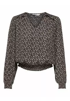 Блуза ONLTIANA SMOCK WVN NOOS ONLY, темно-синий