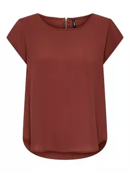 Блуза ONLY Blouse VIC, коричневый