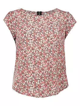 Блуза ONLY Bluse, цвет Rosa/Schwarz