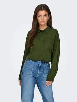 Блуза ONLY Bluse, зеленый