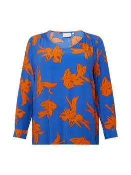 Блуза Only Carmakoma CARDAGNY LIFE, лазурный