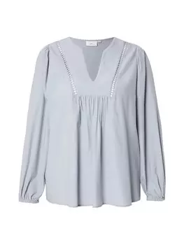 Блуза ONLY Carmakoma CARMyrna, темно-синий