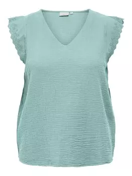 Блуза ONLY Carmakoma CARThyra, зеленый