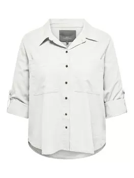 Блуза ONLY Carmakoma CARYasmin, белый