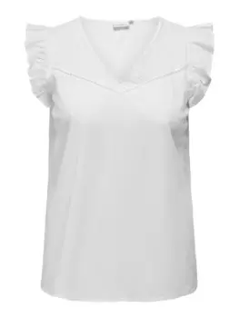 Блуза Only Carmakoma CHALINOS, белый
