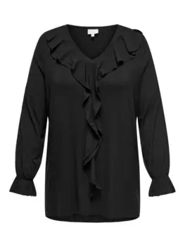 Блуза Only Carmakoma, черный