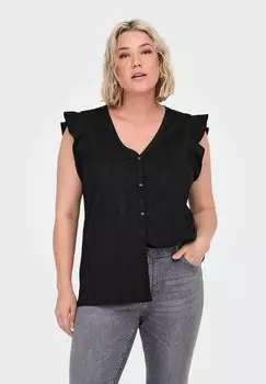 Блуза ONLY Carmakoma, черный