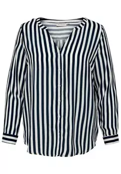 Блуза ONLY Carmakoma CURVY STRIPED, цвет cloud dancer
