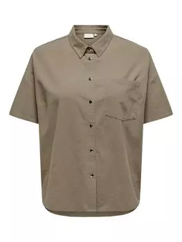 Блуза Only Carmakoma, коричневый