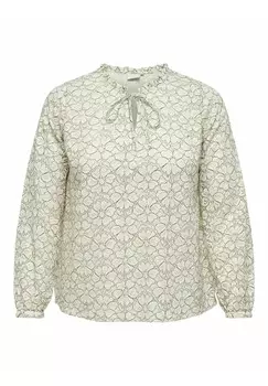 Блуза ONLY Carmakoma, кремовый