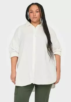 Блуза ONLY Carmakoma, кремовый