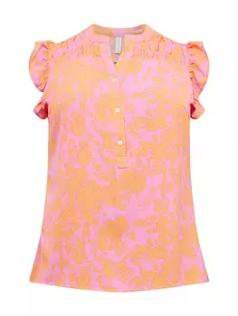 Блуза Only Carmakoma LUX, розовый