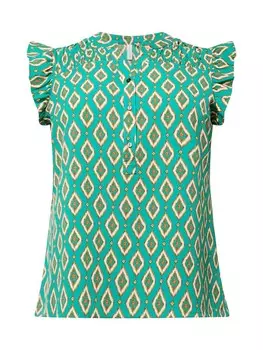 Блуза Only Carmakoma LUX, зеленый