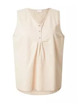 Блуза ONLY Carmakoma, серо-коричневый