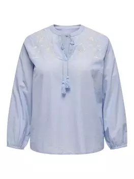 Блуза Only Carmakoma, синий