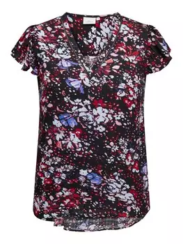 Блуза Only Carmakoma, темно-синий