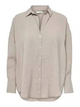 Блуза ONLY Langarmbluse, цвет Silver Mink