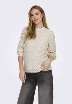 Блуза ONLY MATERNITY, бежевый