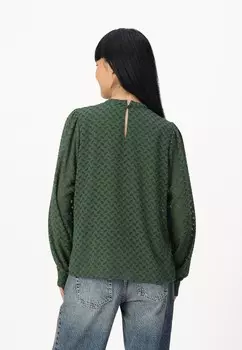Блуза ONLY MATERNITY, темно-зеленый