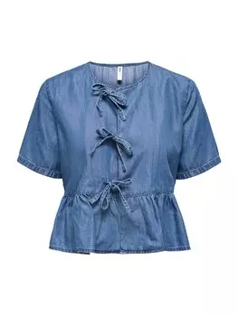 Блуза Only Petite ONLBEA, синий деним