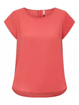 Блуза Only VIC, цвет Pastel Red