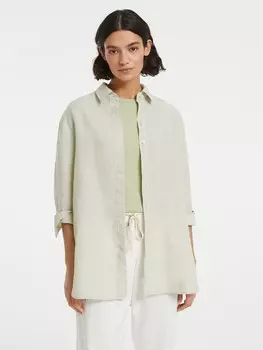 Блуза OPUS Fython two tone, зеленый