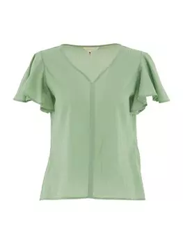 Блуза Organication, пастельный зеленый
