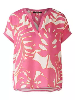 Блуза Oui, цвет pink/creme