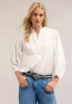 Блуза OVER CON MOTIVO PIEGHE Motivi, белый