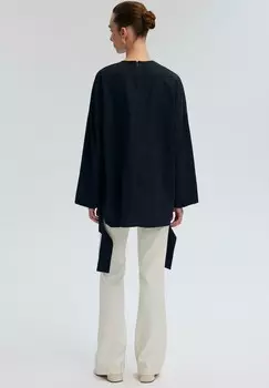 Блуза OVERSIZE Touch Priv, темно-синий