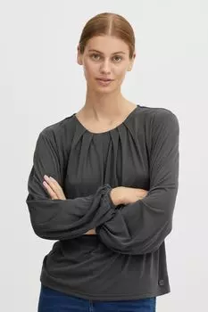 Блуза Oxmo Langarm, черный
