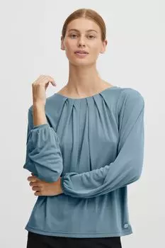 Блуза Oxmo Langarm, синий