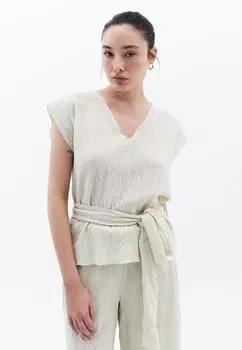 Блуза OXXO, бежевый