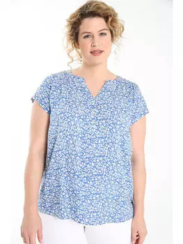 Блуза Paprika, голубой/белый