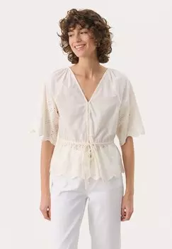 Блуза Part Two, кремовый