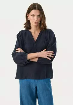 Блуза Part Two, темно-синий