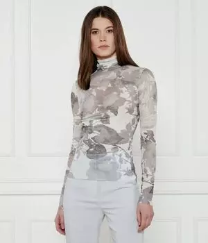Блуза Patrizia Pepe Slim Fit, серый