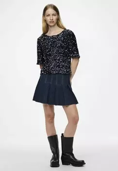 Блуза PCKAM Pieces, антрацит